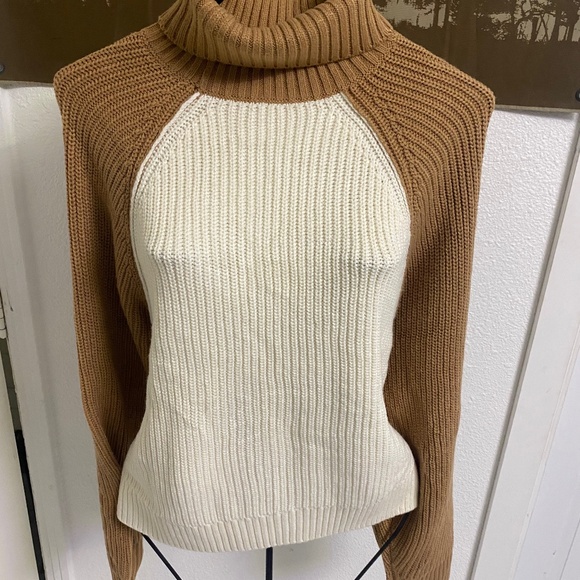 PINK Victoria Secret Turtle Neck Blouse Sz M - Picture 1 of 10